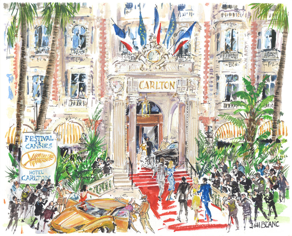 UNE ARRIVÉE DE STAR. A L'HOTEL. CARLTON